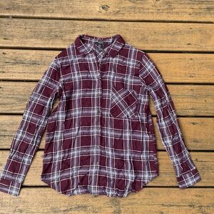 Plaid button up shirt
